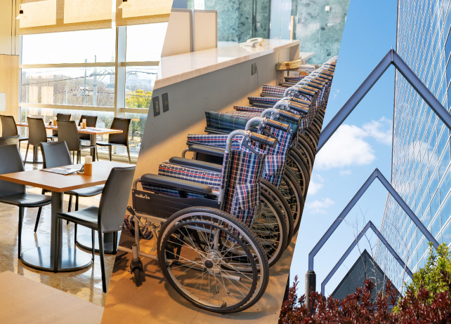 レストラン・サービスコーナー・広場